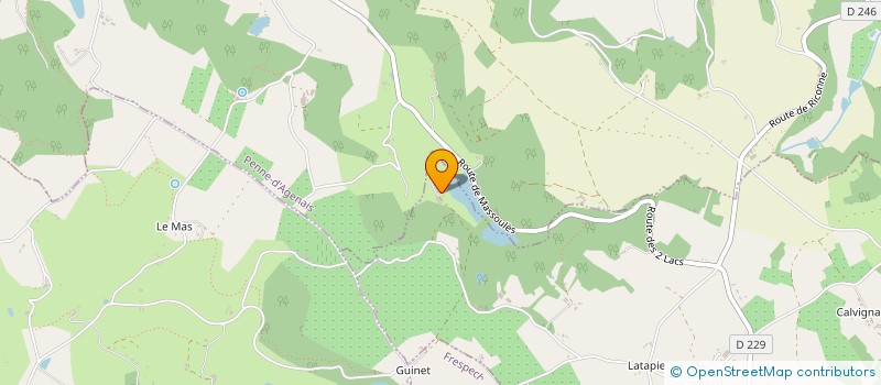 localisation de l'entreprise MONSIEUR ROBERT TESQUET  MASSOULES