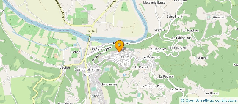 localisation de l'entreprise MONSIEUR ROBERT THAMIE à CENAC-ET-SAINT-JULIEN