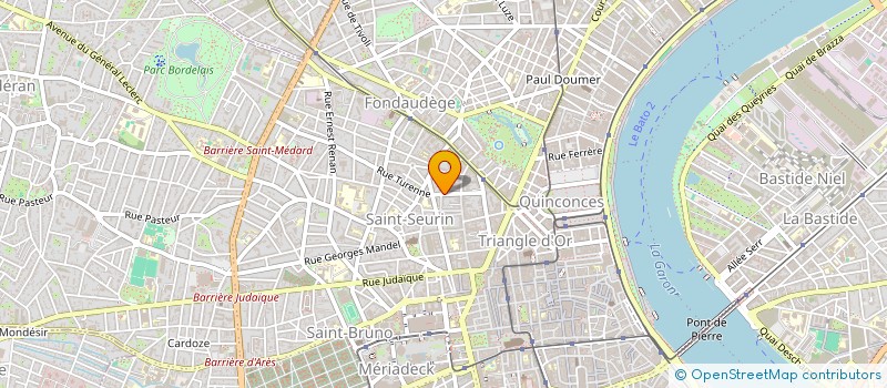 localisation de l'entreprise MONSIEUR ROBERT THEO  BORDEAUX