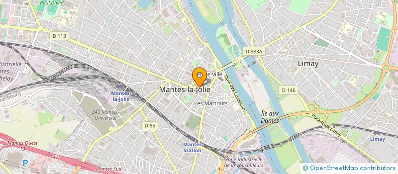 localisation de l'entreprise MONSIEUR ROBERT THEOL  MANTES-LA-JOLIE