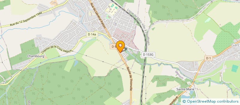 localisation de l'entreprise MONSIEUR ROBERT THILTGES  VOLMERANGE-LES-MINES