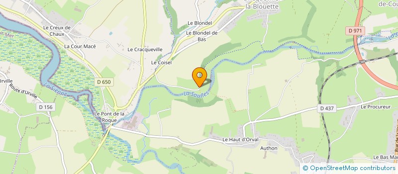 localisation de l'entreprise MONSIEUR ROBERT THOMINE  HEUGUEVILLE-SUR-SIENNE