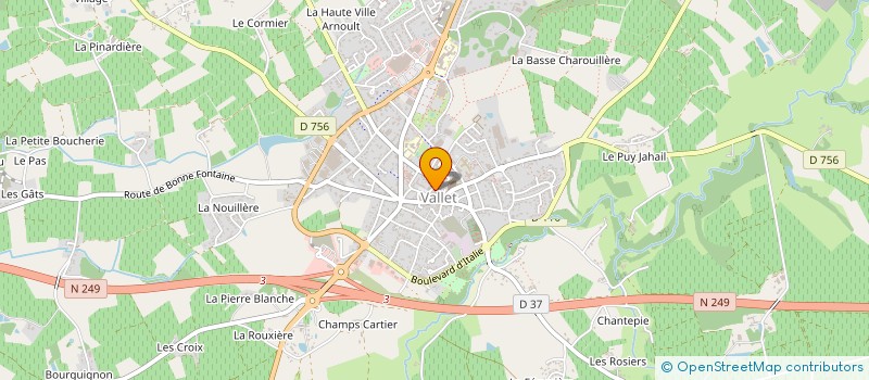 localisation de l'entreprise MONSIEUR ROBERT THUAUD à VALLET