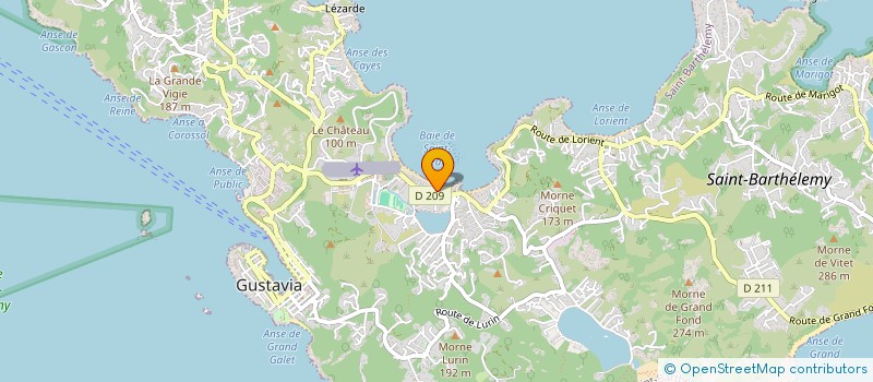 localisation de l'entreprise MONSIEUR ROBERT TITO à SAINT BARTHELEMY