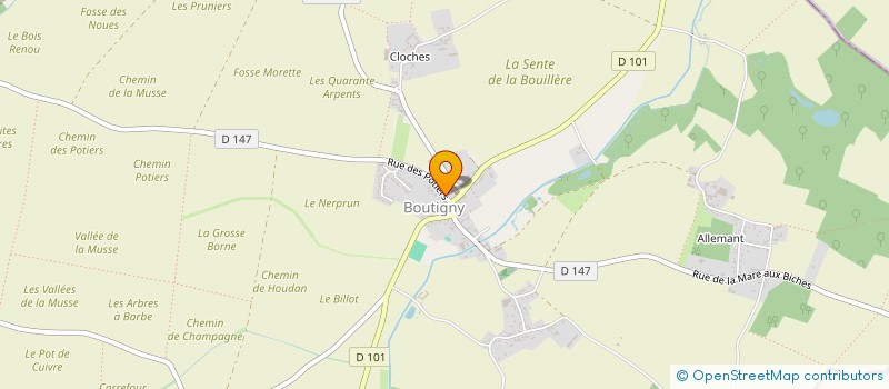 localisation de l'entreprise MONSIEUR ROBERT TIXADOR à BOUTIGNY-PROUAIS