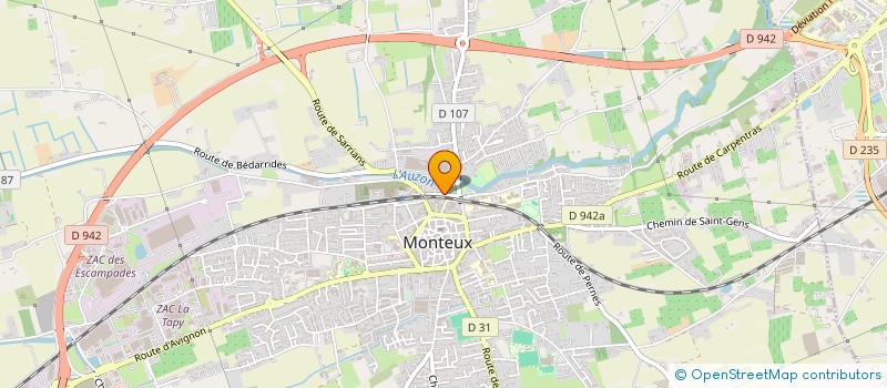 localisation de l'entreprise MONSIEUR ROBERT TOLINOS à MONTEUX