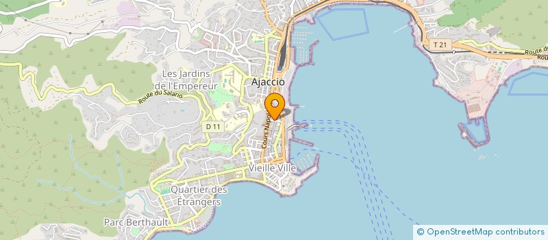 localisation de l'entreprise MONSIEUR ROBERT TONELLI à AJACCIO