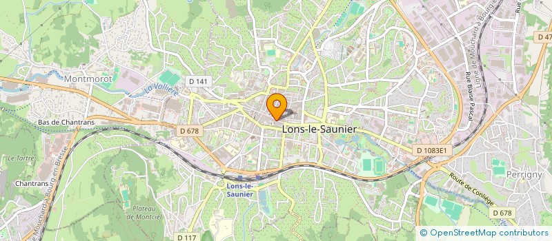 localisation de l'entreprise MONSIEUR ROBERT TOUSSAINT  LONS-LE-SAUNIER