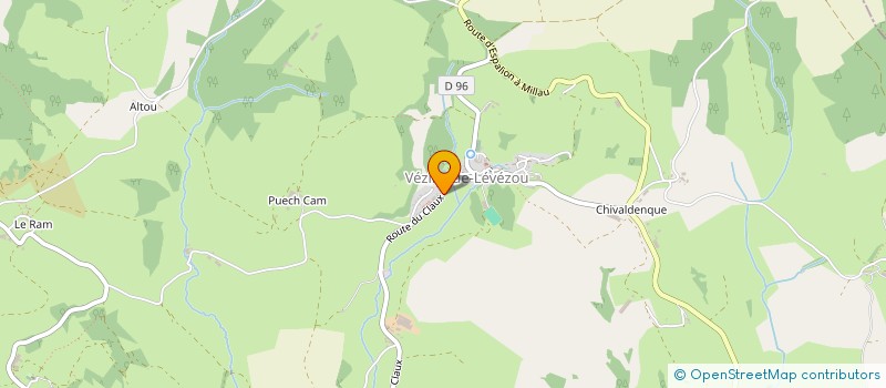 localisation de l'entreprise MONSIEUR ROBERT TREMOLET  VEZINS-DE-LEVEZOU