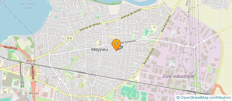 localisation de l'entreprise MONSIEUR ROBERT TRIBOLET  MEYZIEU