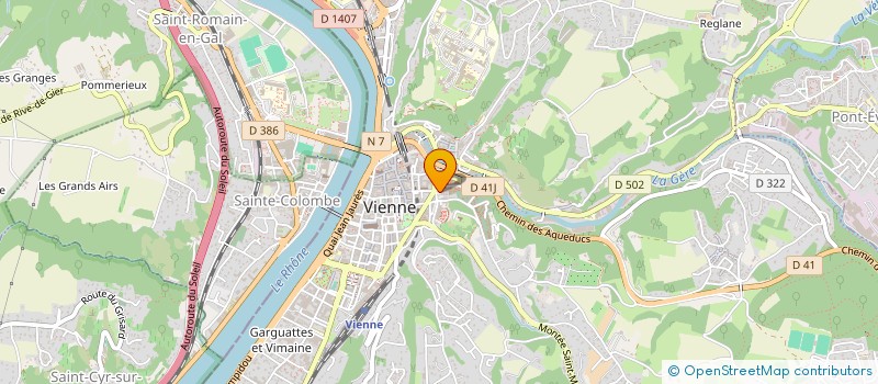 localisation de l'entreprise MONSIEUR ROBERT TRIBOULET  VIENNE