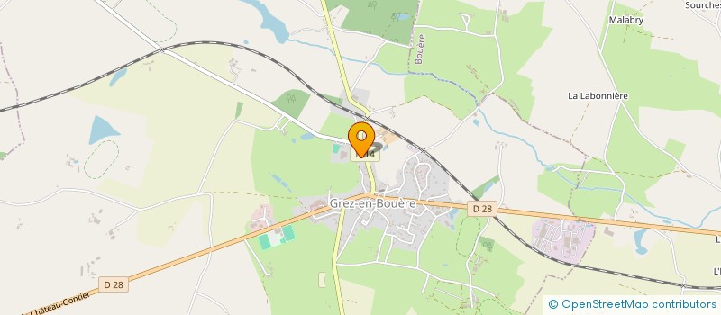 localisation de l'entreprise MONSIEUR ROBERT TRICHET  GREZ-EN-BOUERE