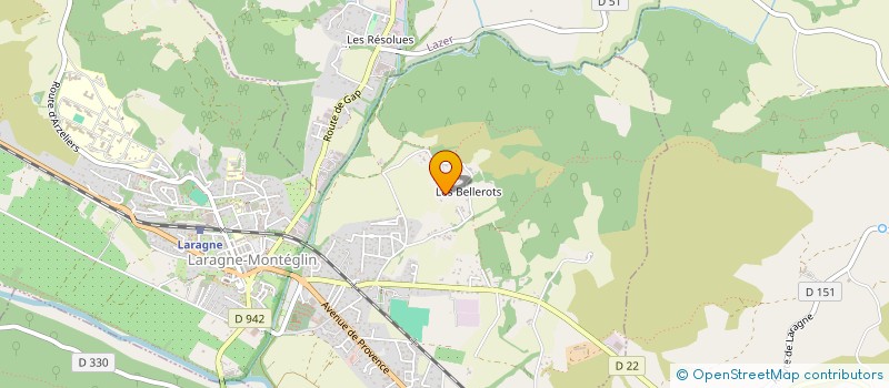 localisation de l'entreprise MONSIEUR ROBERT TRINQUIER  LARAGNE-MONTEGLIN