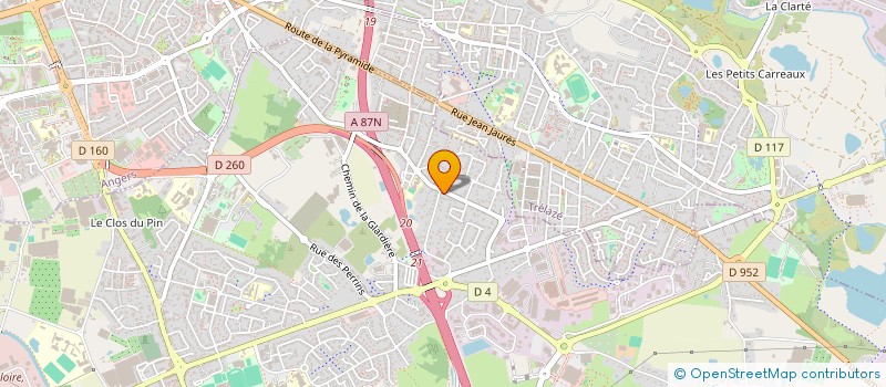 localisation de l'entreprise MONSIEUR ROBERT TRIQUET  LES PONTS-DE-CE