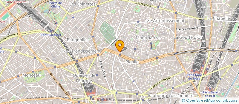 localisation de l'entreprise MONSIEUR ROBERT TROCADOR à PARIS 18