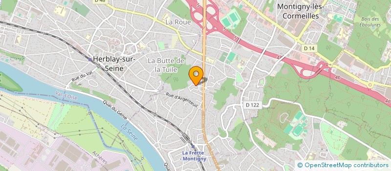 localisation de l'entreprise MONSIEUR ROBERT TSAGLI  MONTIGNY-LES-CORMEILLES