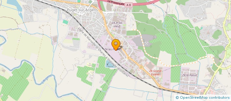 localisation de l'entreprise MONSIEUR ROBERT TURON à PUGET-SUR-ARGENS
