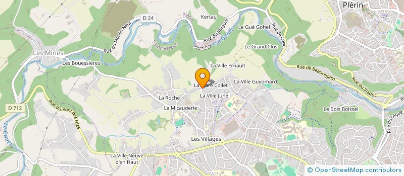 localisation de l'entreprise MONSIEUR ROBERT URIAC à SAINT-BRIEUC