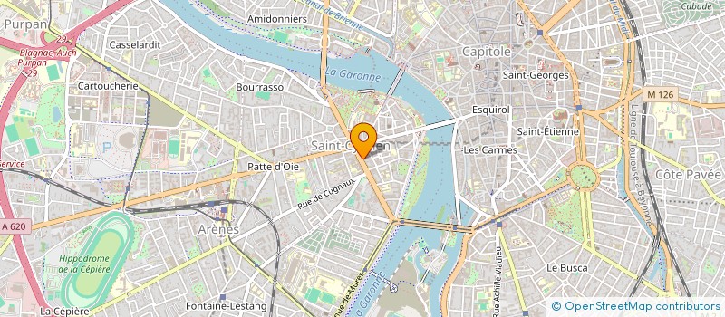 localisation de l'entreprise MONSIEUR ROBERT UZON à TOULOUSE