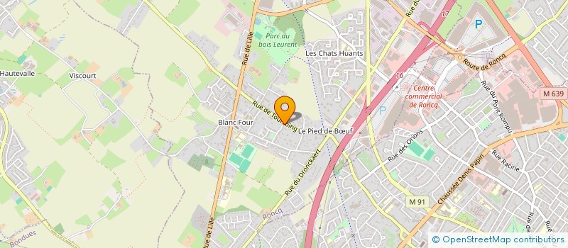 localisation de l'entreprise MONSIEUR ROBERT VAES  RONCQ