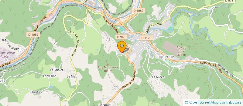 localisation de l'entreprise MONSIEUR ROBERT VALERY  LAGUENNE-SUR-AVALOUZE