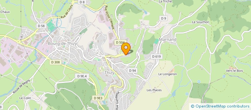 localisation de l'entreprise MONSIEUR ROBERT VALLET à THIZY-LES-BOURGS