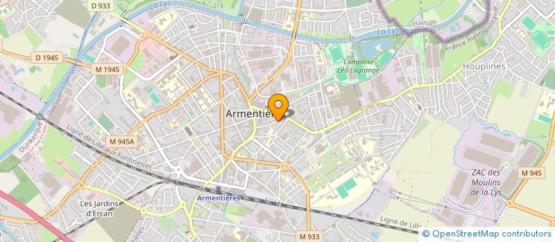 localisation de l'entreprise MONSIEUR ROBERT VANDENDRIESSCHE  ARMENTIERES