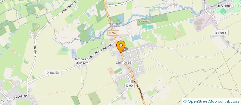 localisation de l'entreprise MONSIEUR ROBERT VANDOMME  AIRE SUR LA LYS