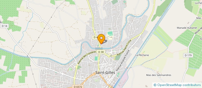 localisation de l'entreprise MONSIEUR ROBERT VAUDO  SAINT-GILLES