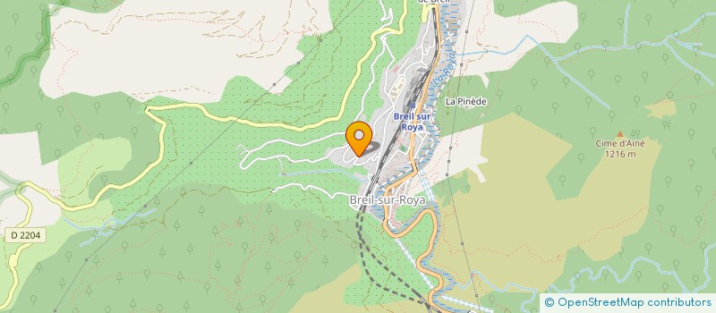 localisation de l'entreprise MONSIEUR ROBERT VENSAN  BREIL-SUR-ROYA