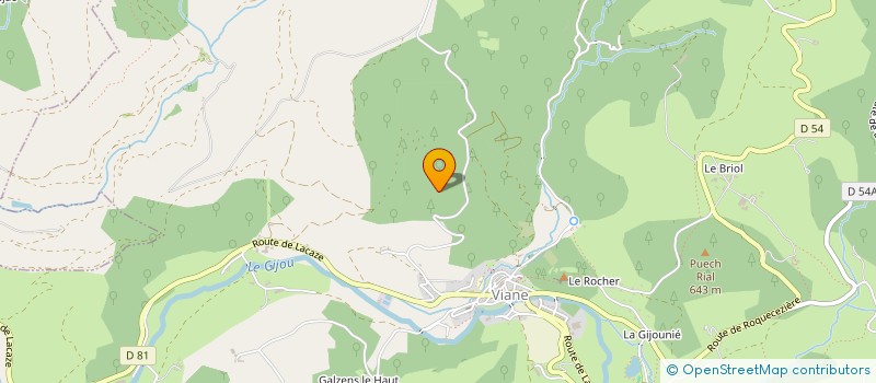 localisation de l'entreprise MONSIEUR ROBERT VERDEIL  VIANE