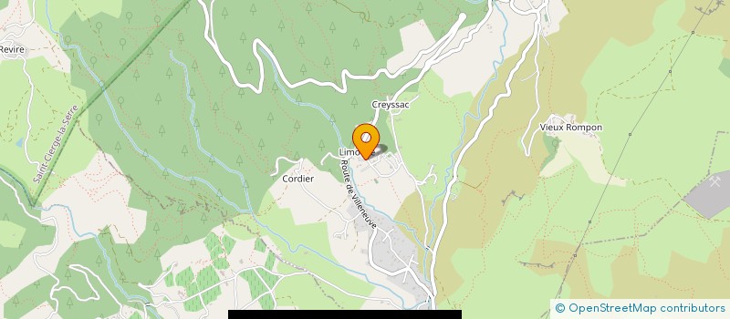 localisation de l'entreprise MONSIEUR ROBERT VERDOT  ROMPON