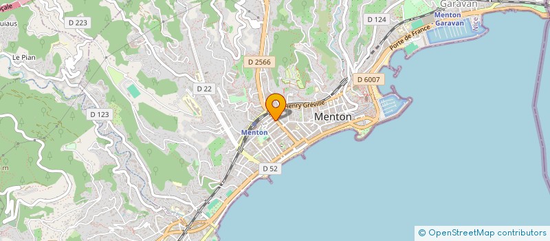 localisation de l'entreprise MONSIEUR ROBERT VERDY à MENTON