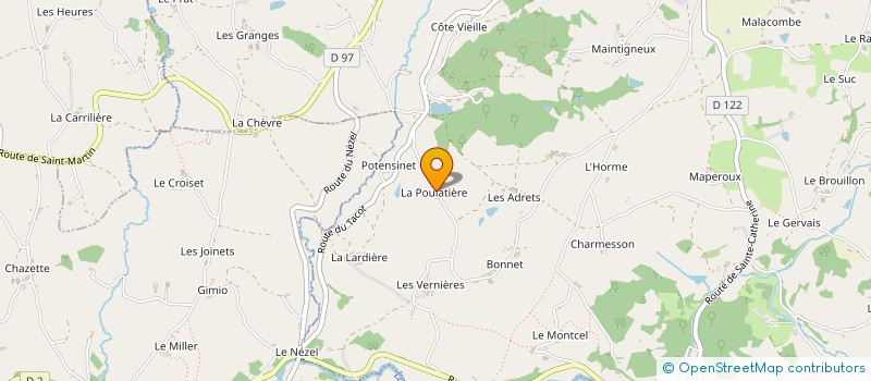 localisation de l'entreprise MONSIEUR ROBERT VERICEL à SAINT-MARTIN-EN-HAUT