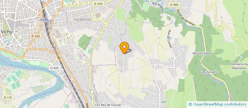 localisation de l'entreprise MONSIEUR ROBERT VERNA  LE VERNET