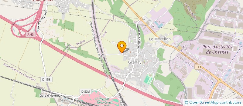 localisation de l'entreprise MONSIEUR ROBERT VERON  GRENAY