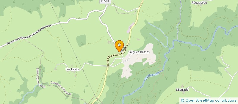 localisation de l'entreprise MONSIEUR ROBERT VEURIERES à CONDOM D'AUBRAC