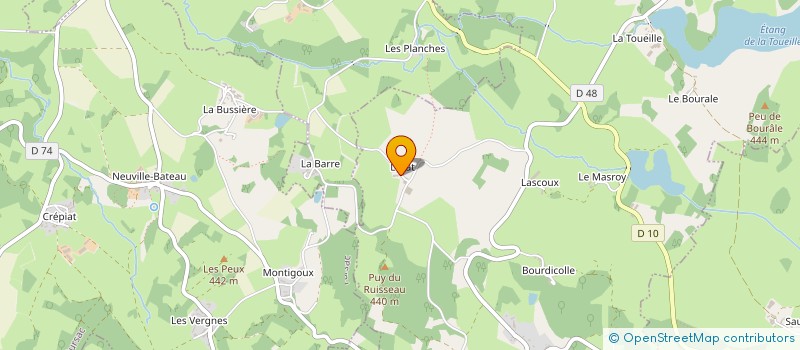 localisation de l'entreprise MONSIEUR ROBERT VIEILLERIBIERE à LE GRAND-BOURG