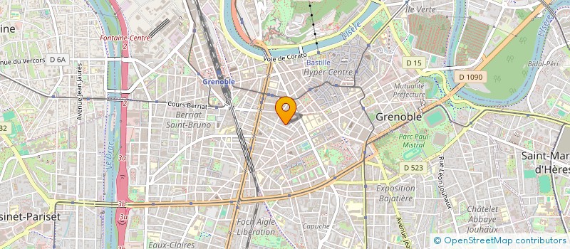 localisation de l'entreprise MONSIEUR ROBERT VIGLIANO à GRENOBLE