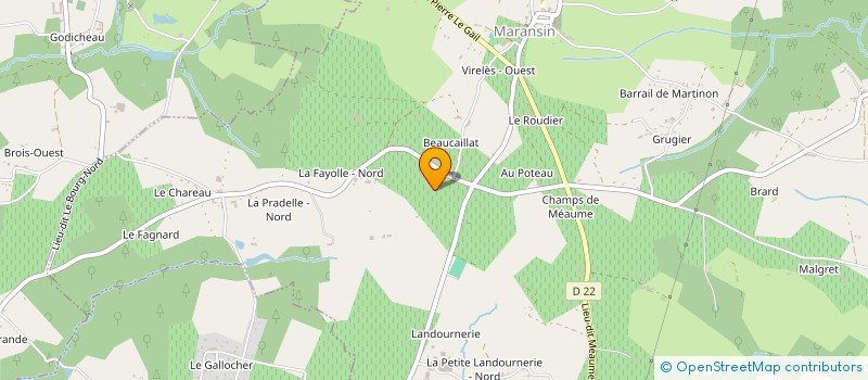 localisation de l'entreprise MONSIEUR ROBERT VILLEGENTE  MARANSIN