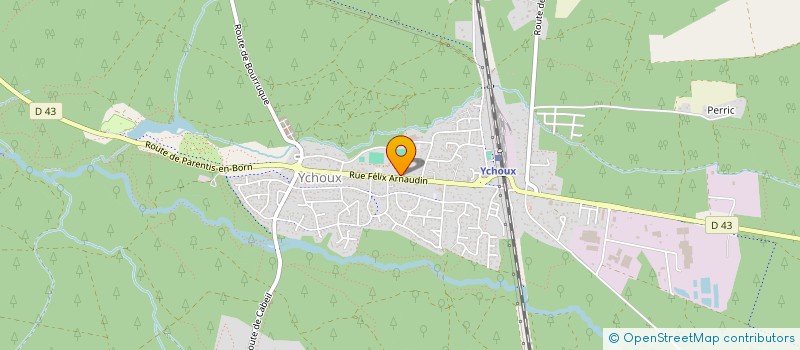 localisation de l'entreprise MONSIEUR ROBERT VILLENAVE  YCHOUX