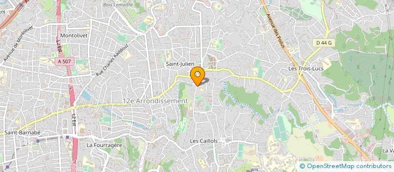 localisation de l'entreprise MONSIEUR ROBERT VINCENT à MARSEILLE