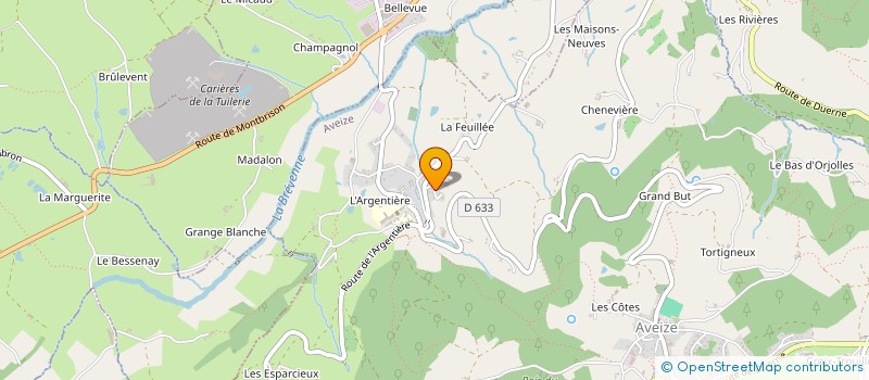 localisation de l'entreprise MONSIEUR ROBERT VINCENT  AVEIZE