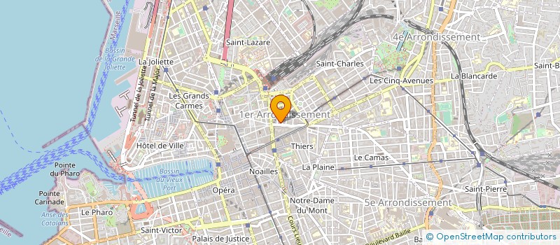 localisation de l'entreprise MONSIEUR ROBERT VINCENTI à MARSEILLE