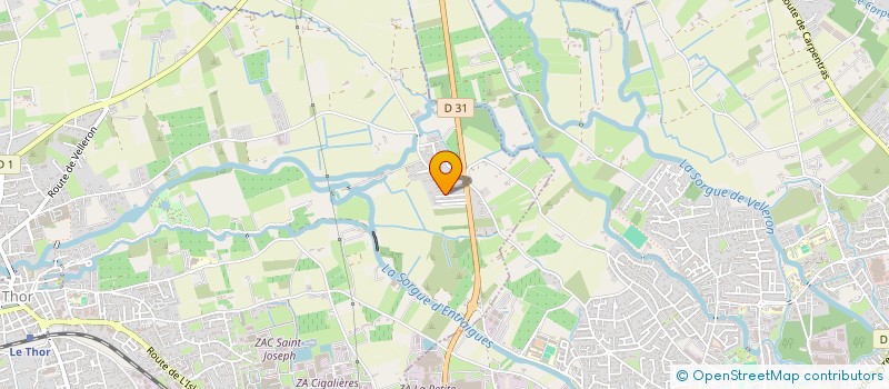 localisation de l'entreprise MONSIEUR ROBERT VINOZZI  LE THOR