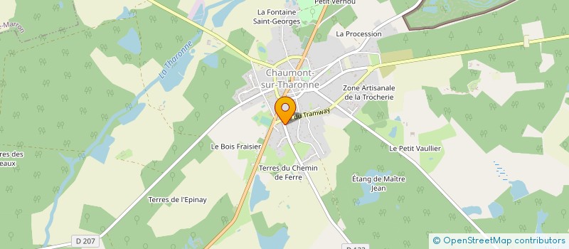 localisation de l'entreprise MONSIEUR ROBERT VINSOT  CHAUMONT-SUR-THARONNE