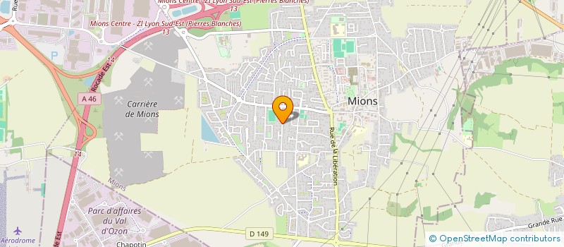 localisation de l'entreprise MONSIEUR ROBERT VITTE  MIONS