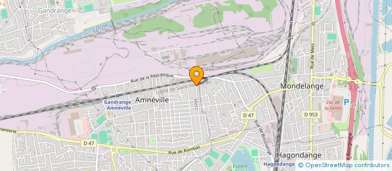 localisation de l'entreprise MONSIEUR ROBERT VOIRGARD  AMNEVILLE