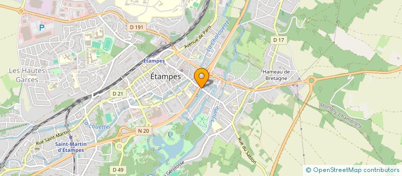 localisation de l'entreprise MONSIEUR ROBERT WAUTIER à ETAMPES