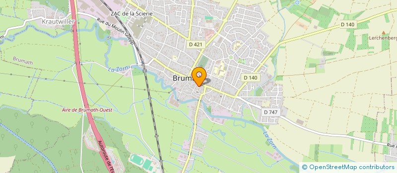 localisation de l'entreprise MONSIEUR ROBERT WEBER  BRUMATH